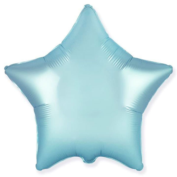 Фольгированный шар Звездочка, 45 см (голубой)
