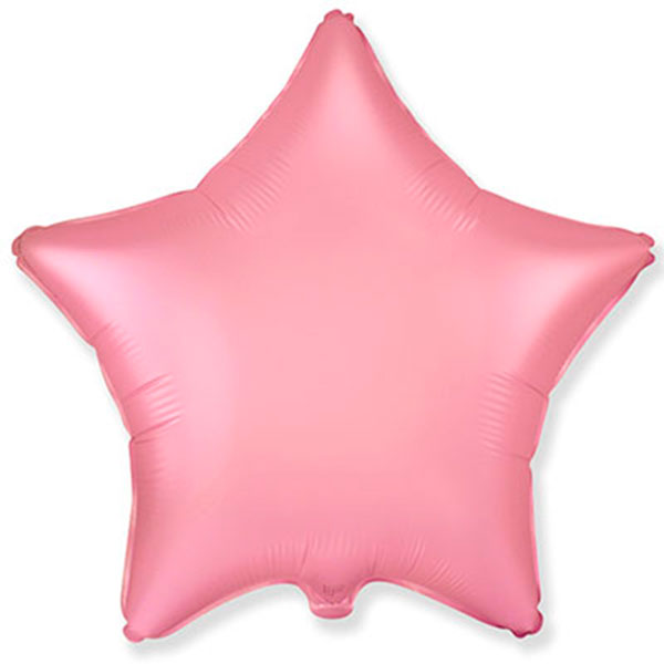 Фольгированный шар Звездочка, 45 см (розовый)
