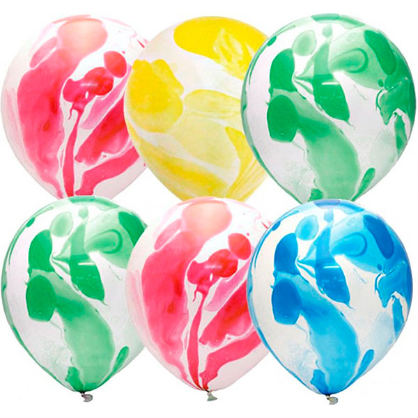 Набор воздушных шаров "Краски счастья", 5 шт (30 см)