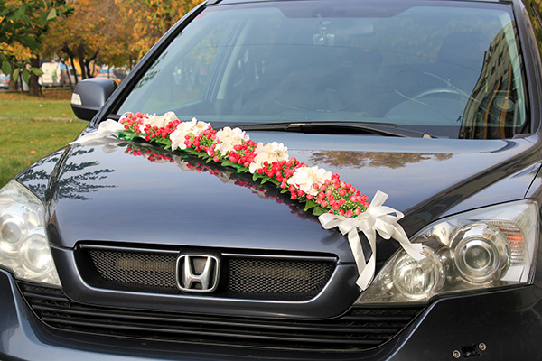Украшение на свадебный автомобиль "Путь к любви"