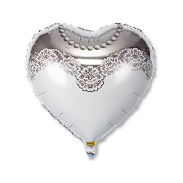 Фольгированный шар "Невеста-сердце" (46 см)