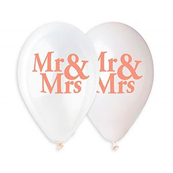 Набор воздушных шаров "MR & MRS" (5 шт, 35 см) )