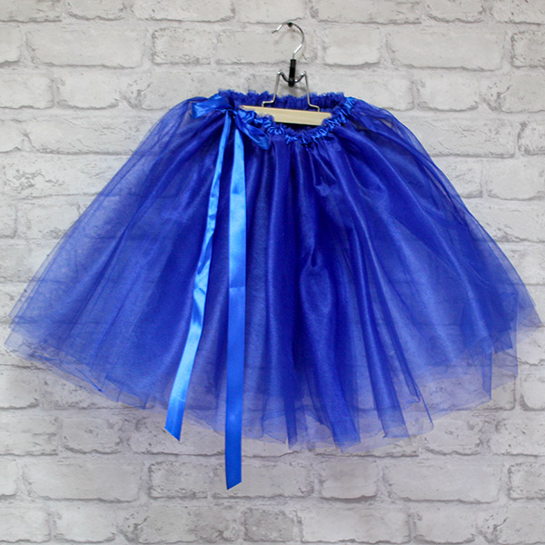 Фатиновая юбка для девичника (синий)
