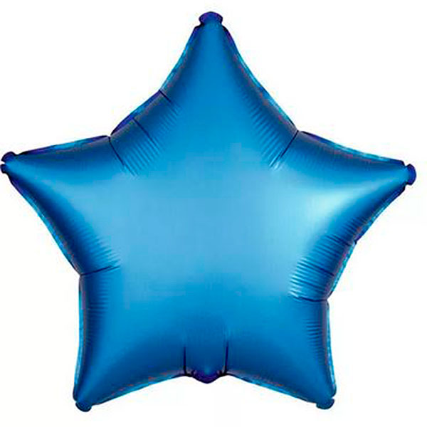 Фольгированный шар "Звездочка" (синий мистик)(45 см)
