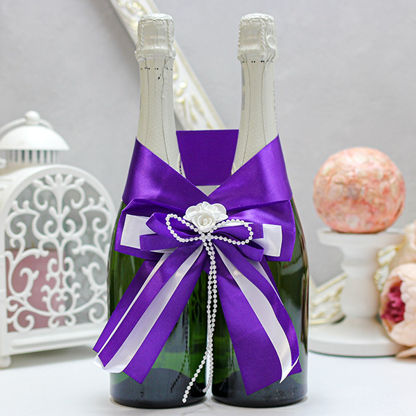 Декоративное украшение для шампанского Fantastic (фиолетовый)