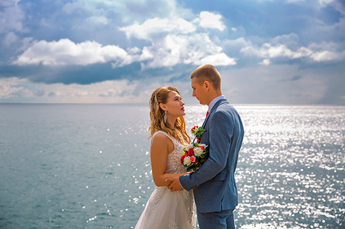 Свадьба Марка и Марины на берегу моря